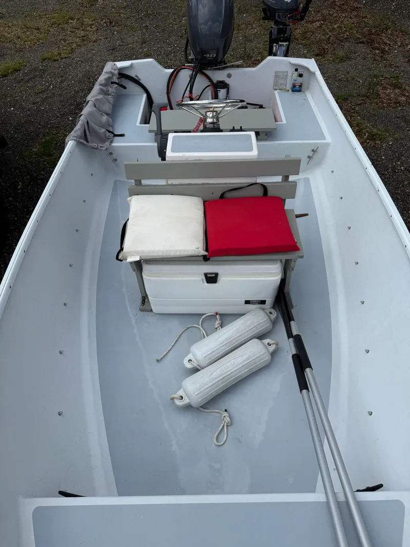 Slide: The Image of Interior view of a 2020 Holland 14 boat. - 4