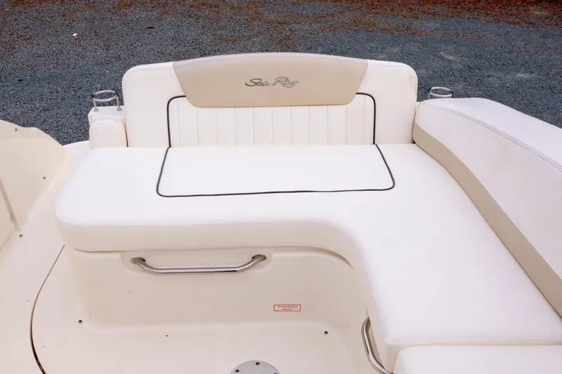 Slide: The Image of Stove on 2011 Sea Ray Sundancer 280 yacht, featuring coiled burner and control panel. - 39