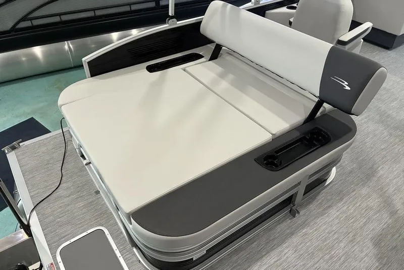 Slide: The Image of 2026 Bennington S Quad Bench 22 SSR with sleek seating and modern design. - 3