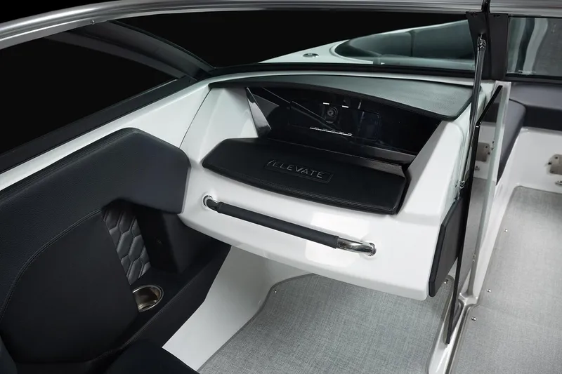 Slide: The Image of Manufacturer Provided Image: Interior of 2025 Four Winns H2 OB boat, featuring sleek design and modern amenities. - 13
