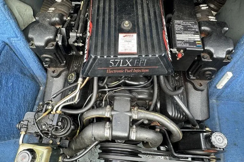 Slide: The Image of Engine of 1994 Sea Ray 220 Overnighter Signature with 5.7LX EFI system. - 26