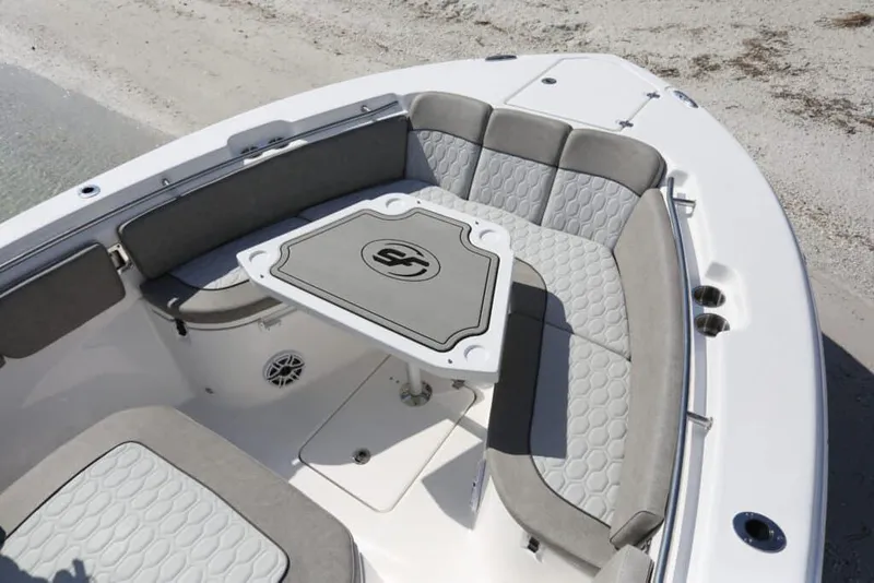 Slide: The Image of Manufacturer Provided Image: Top view blueprint of 2023 Sea Fox 288 Commander boat. - 4