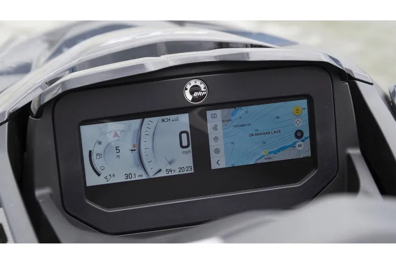 Slide: The Image of Dashboard of a 2026 Kawasaki 00024TB00 displaying speedometer and navigation map. - 5