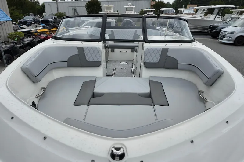 Slide: The Image of 2026 Bayliner VR6 Bowrider OB with spacious seating and modern design. - 9