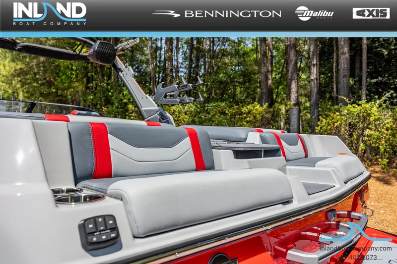 Slide: The Image of 2026 Malibu Wakesetter 23 LSV boat with stylish interior. - 15