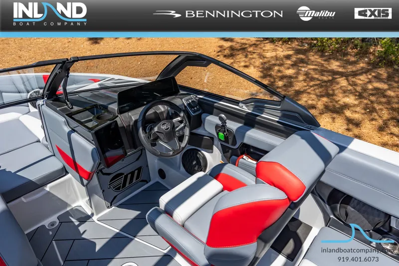 Slide: The Image of Interior of 2026 Malibu Wakesetter 23 LSV with modern design. - 26