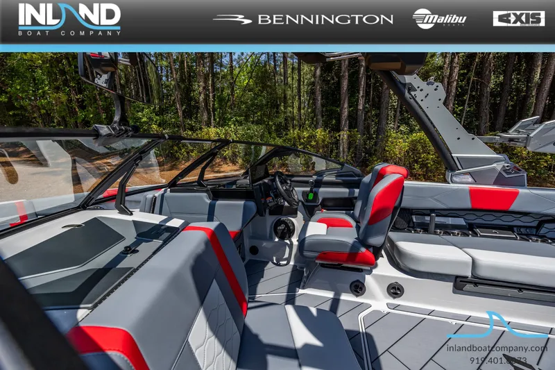 Slide: The Image of Interior of 2026 Malibu Wakesetter 23 LSV with modern seating. - 38