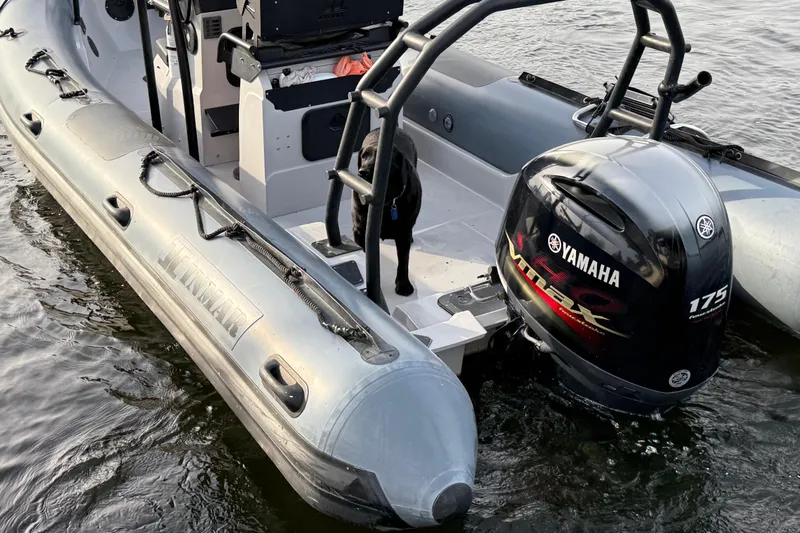 Slide: The Image of 2023 Inmar 660R-PT-PR boat with Yamaha 175 engine on water. - 24