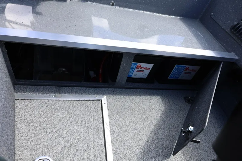 Slide: The Image of Interior storage compartment of 2026 Thunder Jet 209 Rush OT boat. - 36