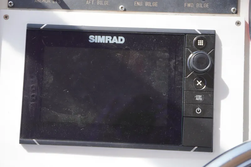 Slide: The Image of Simrad navigation system on 1996 Symbol 41 yacht. - 12