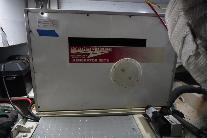 Slide: The Image of Northern Lights generator in 1996 Symbol 41 Aft Cabin Motor Yacht. - 42