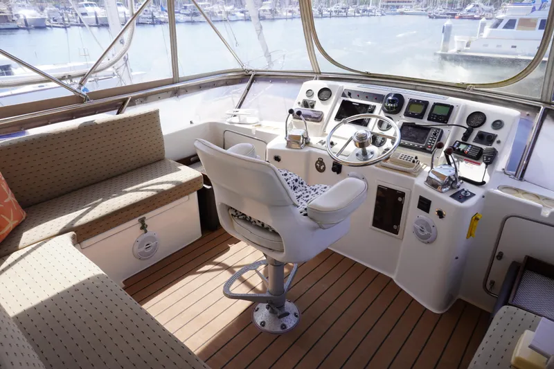 Slide: The Image of Interior of 1996 Symbol 41 Aft Cabin Motor Yacht. - 8