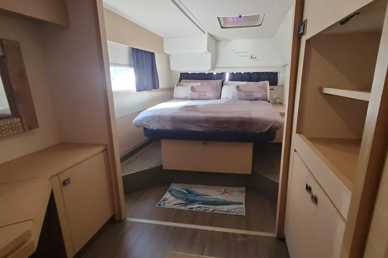 Slide: The Image of Luxurious cabin interior of 2018 Fountaine Pajot Helia 44 Evolution catamaran. - 7