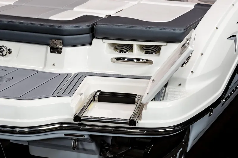 Slide: The Image of Manufacturer Provided Image: 2022 Chaparral 21 Surf boat with extended swim platform and retractable ladder. - 28