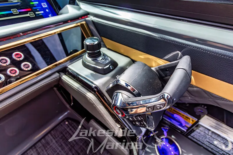 Slide: The Image of Cockpit of 2026 Godfrey Sanpan 2700 ULW Twin with modern controls and steering wheel. - 32