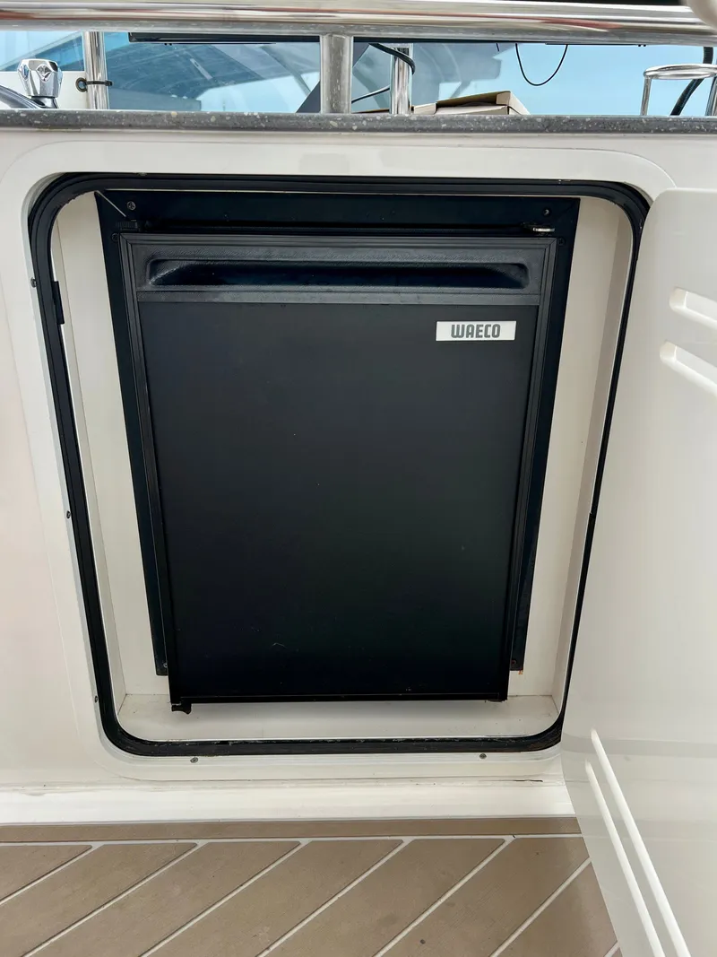 Slide: The Image of Waeco refrigerator on 2007 Sea Ray 52 Sedan Bridge. - 35