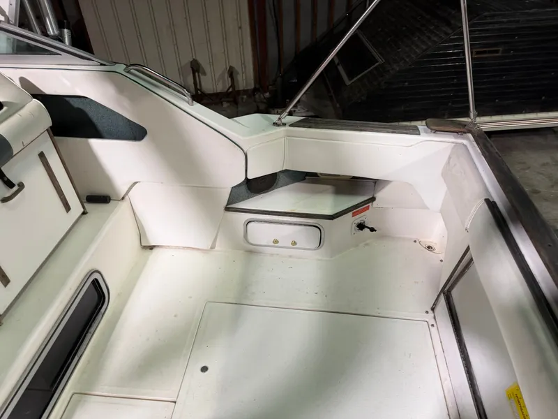 Slide: The Image of Interior of a 1989 Sea Ray 300 Sundancer yacht. - 25