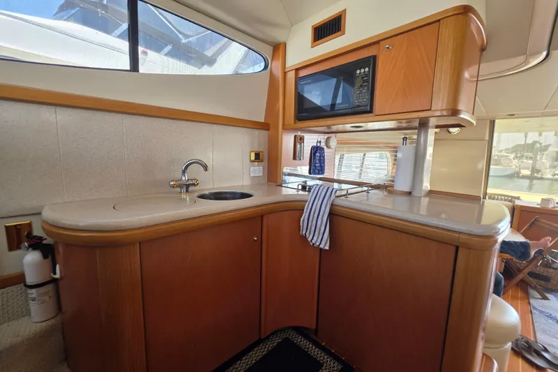 Slide: The Image of Engine room of 2000 Sealine T51 Motor Yacht with twin engines. - 33