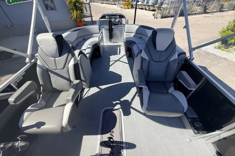 Slide: The Image of 2026 Avalon 2485 LSZ Quad Lounger interior with luxurious seating and modern design. - 12