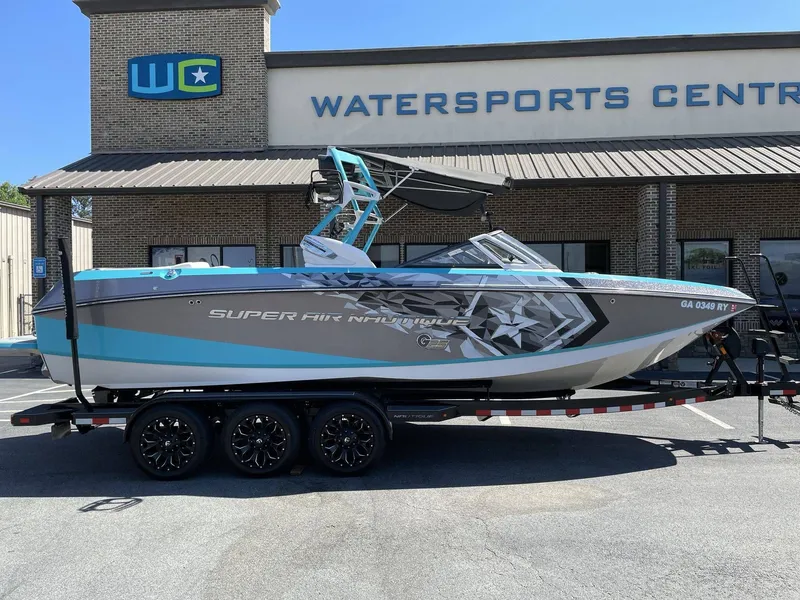 Slide: The Image of 2015 Nautique G25 boat at Watersports Centre. - 26