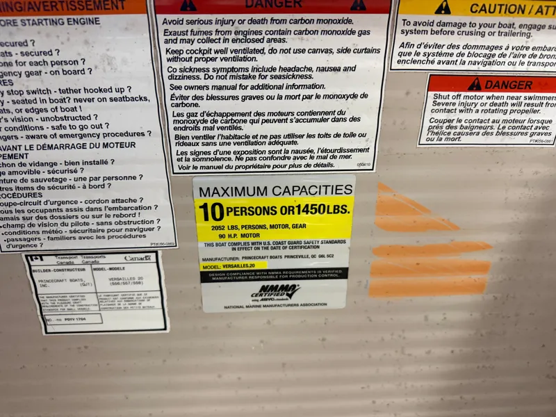 Slide: The Image of Princecraft 20 Versailles Pontoon & 60HP Mercury 4Stroke - $14,995 2007 - 49