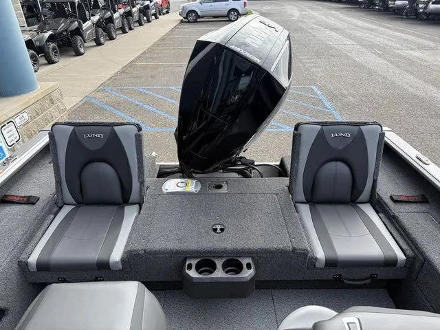 Slide: The Image of Interior view of 2026 Lund 2075 Impact XS Sport with engine. - 30