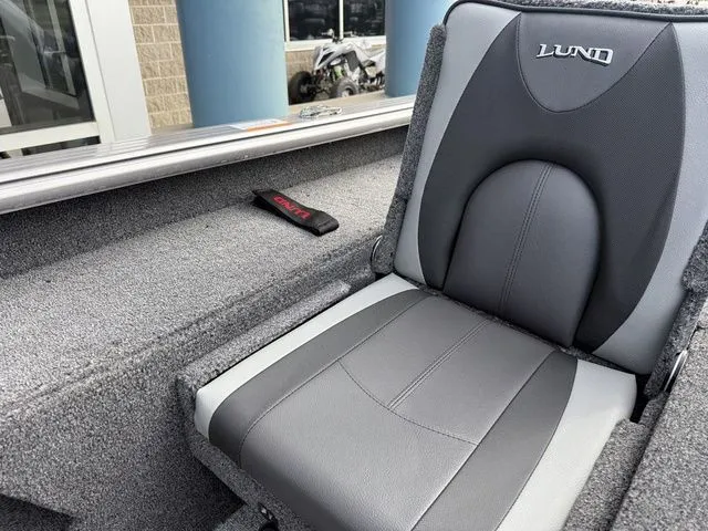 Slide: The Image of Interior of 2026 Lund 2075 Impact XS Sport with gray seat. - 35