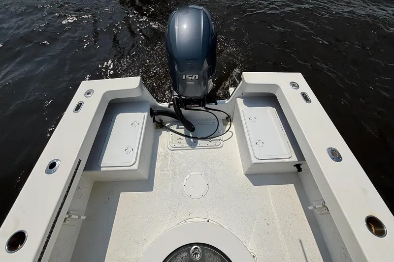 Slide: The Image of 2018 May-Craft 20 Cape Classic boat with Yamaha 150 engine on water. - 9