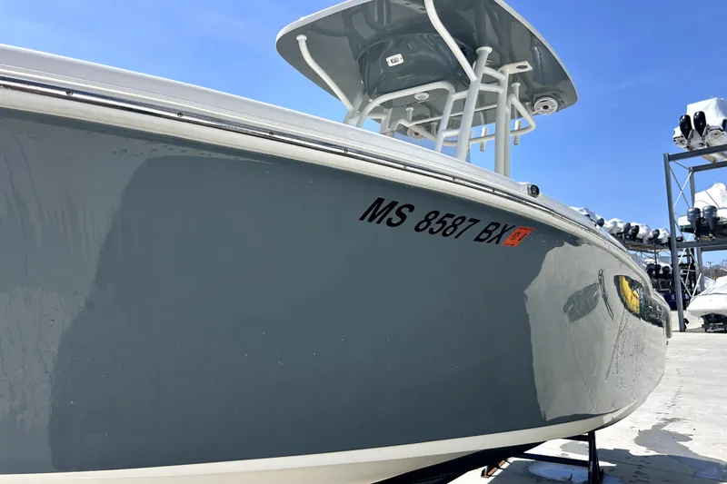 Slide: The Image of 2022 Key West 239 FS boat with registration MS 8587 BX on display. - 13