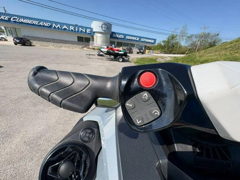 Slide: The Image of Close-up of 2020 Sea-Doo GTX Limited 230 handlebar. - 16