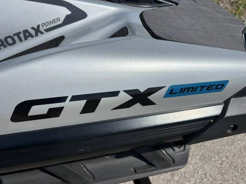 Slide: The Image of Close-up of Sea-Doo GTX Limited 230 branding, 2020 model. - 7