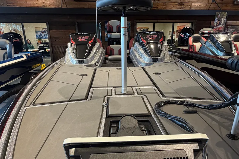 Slide: The Image of 2026 Nitro Z19 XL Pro boat interior with sleek design and advanced features. - 8