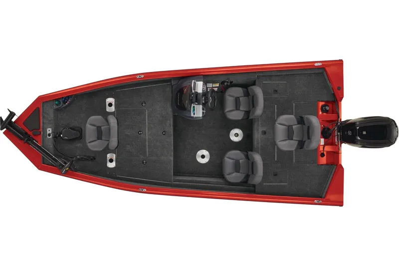 Slide: The Image of 2026 Tracker Pro Team 175 Crappie Edition boat with Minn Kota Edge trolling motor. - 8