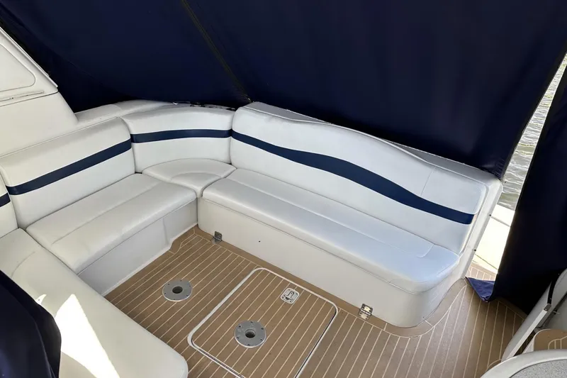 Slide: The Image of Dashboard of a 2006 Formula 40 Performance Cruiser with navigation and control instruments. - 6