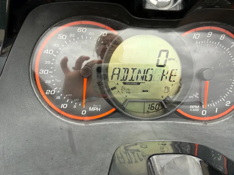 Slide: The Image of Dashboard of a 2012 Sea-Doo GTX 155 with digital display. - 6