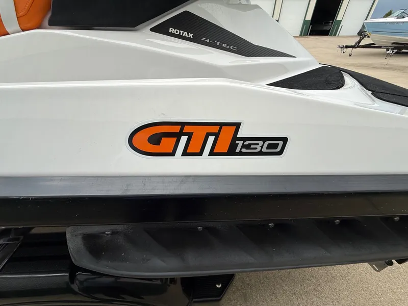 Slide: The Image of Sea-Doo GTI 130 jet ski, 2012 model, side view. - 4