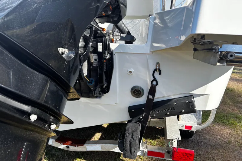 Slide: The Image of 2024 Jeanneau NC Sport 895 boat engine and trailer detail. - 30