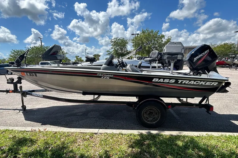 The Image of 2010 Tracker Pro Crappie 175 boat on trailer, sunny day. - 0