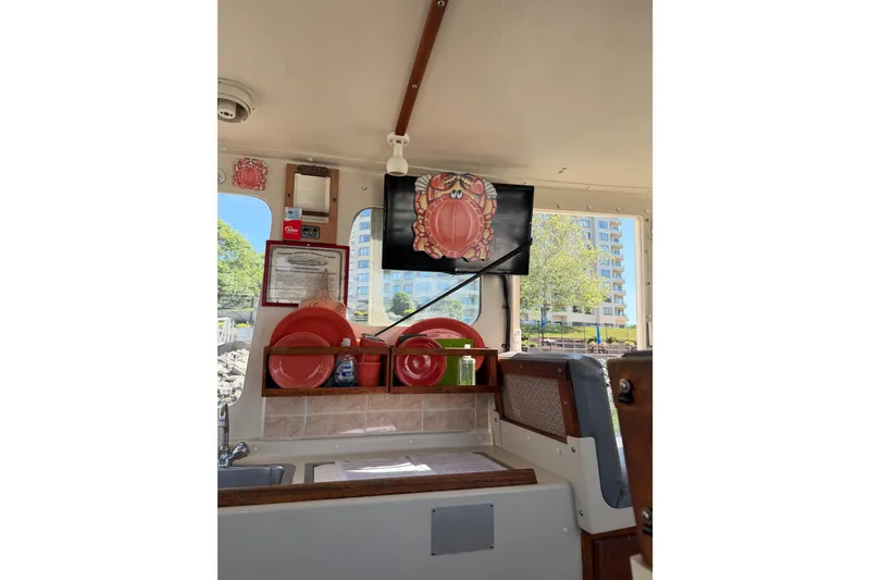 Slide: The Image of Interior of 1998 Rosborough RF-246 Sedan Cruiser with port side TV - 35