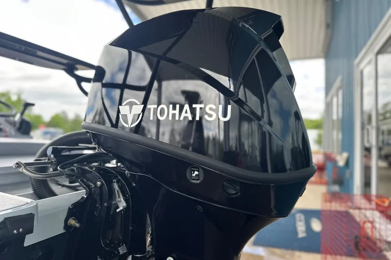 Slide: The Image of Tohatsu outboard motor on 2026 Chittum Skiffs 18 Challenger 2.0 boat. - 14