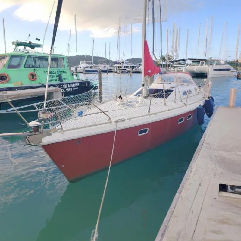 The Image of Red 1997 Etap 38i sailboat docked - 0