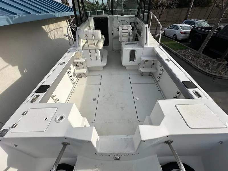 Slide: The Image of Interior view of a 2000 Glacier Bay 2680 Coastal Runner boat. - 13