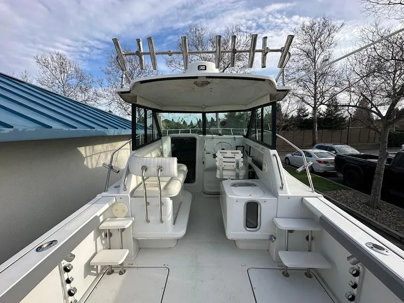 Slide: The Image of Interior view of a 2000 Glacier Bay 2680 Coastal Runner boat. - 15