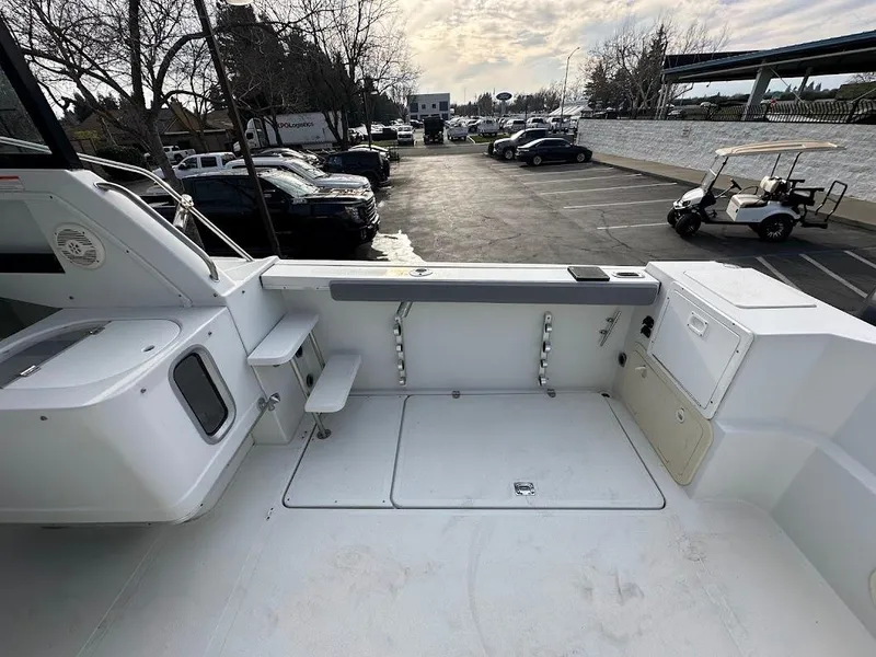 Slide: The Image of Interior view of a 2000 Glacier Bay 2680 Coastal Runner boat. - 16
