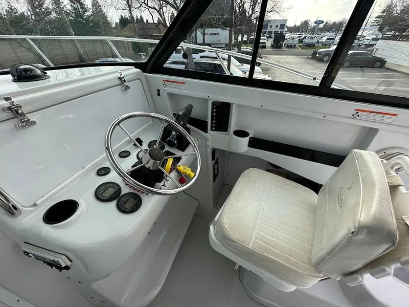 Slide: The Image of Interior of Glacier Bay 2680 Coastal Runner boat, year 2000. - 28