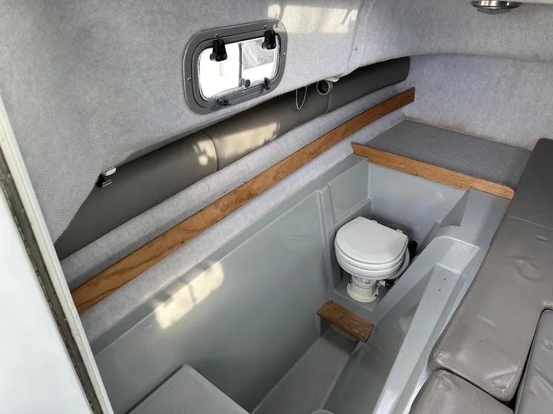Slide: The Image of Interior of Glacier Bay 2680 Coastal Runner 2000 with toilet. - 40