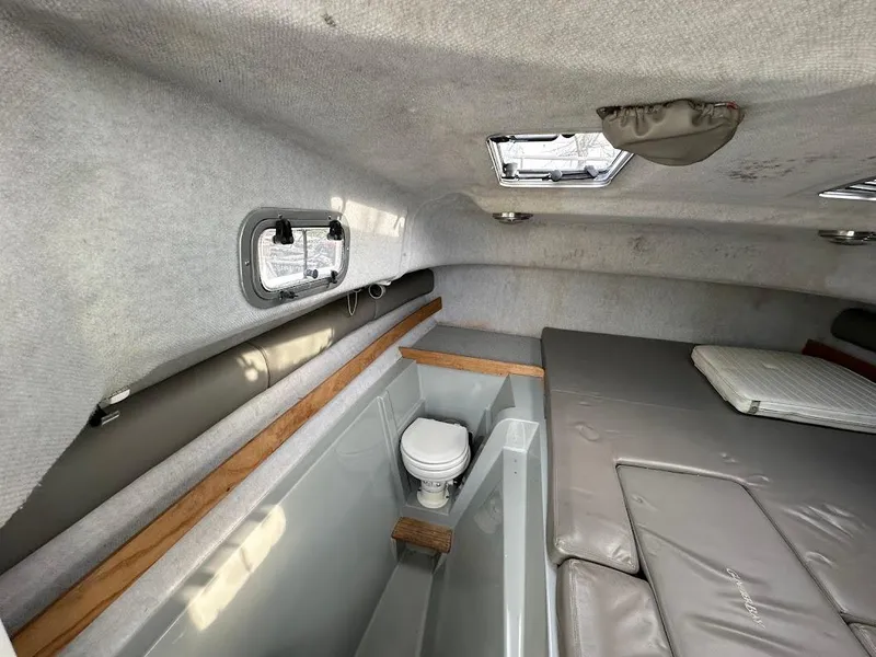 Slide: The Image of Interior of 2000 Glacier Bay 2680 Coastal Runner with bed and toilet. - 43