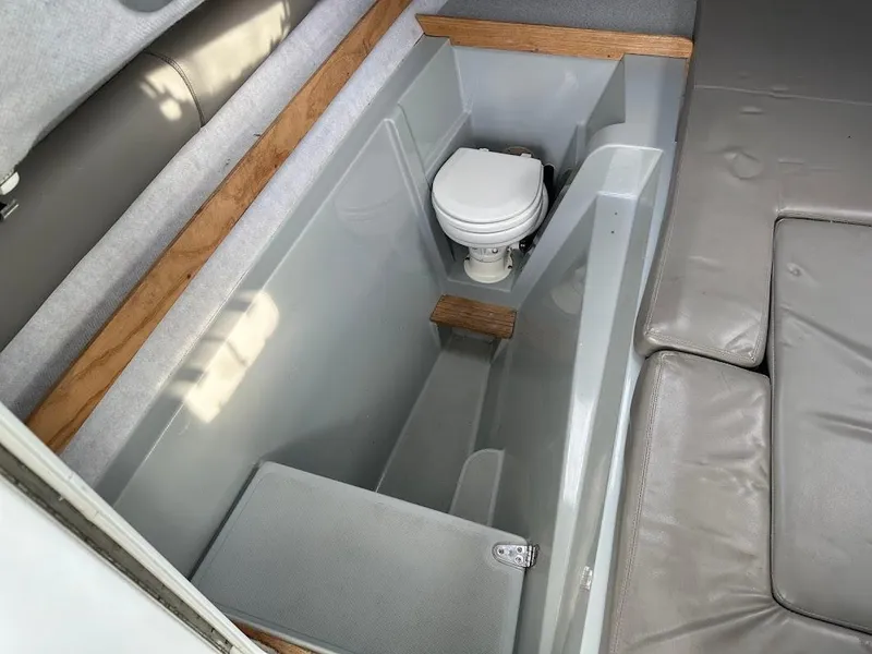 Slide: The Image of Interior of Glacier Bay 2680 Coastal Runner 2000 with toilet. - 44