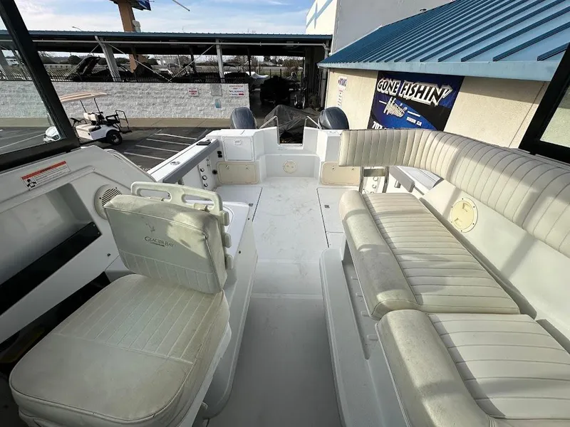 Slide: The Image of Interior of a 2000 Glacier Bay 2680 Coastal Runner boat. - 45
