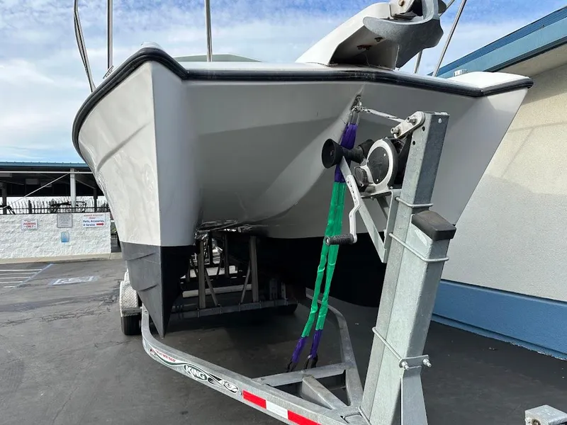 Slide: The Image of Glacier Bay 2680 Coastal Runner boat on trailer, year 2000. - 6